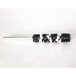 Single Spiral Single Stem Twisted Wire Industry Tube Brushes with rubber mixed
